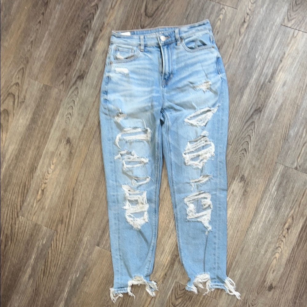 American Eagle Outfitters High Rise Blue Jeans
